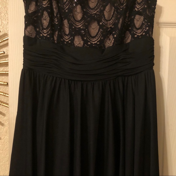 Black JH Evening A-line Dress US size 12 - Picture 3 of 15